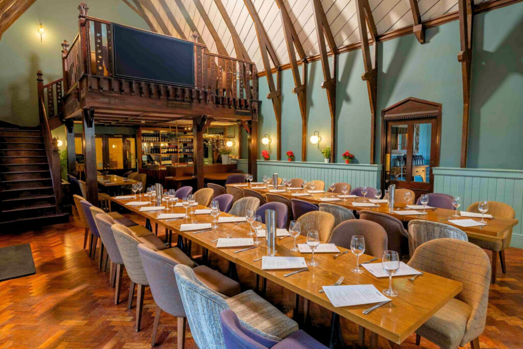 Blue-Room-Corporate-meal-big-screen-1
